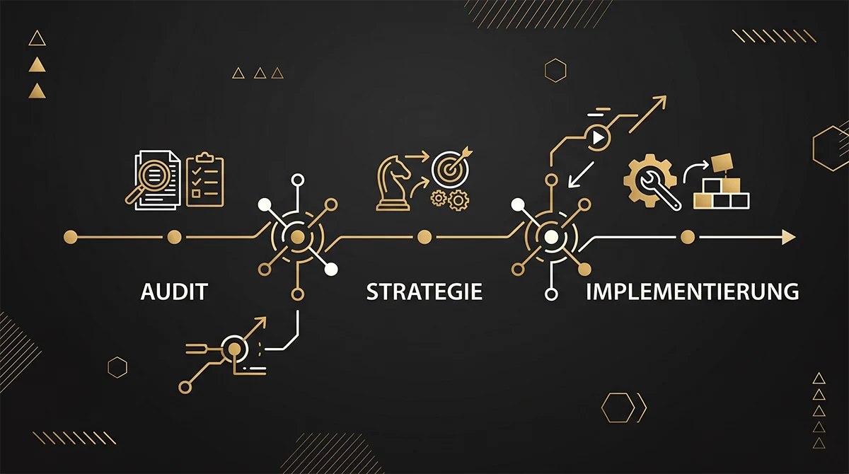Agentic AI Implementierungsprozess: Audit, Strategie und Implementierung. KISO Vorgehensweise für autonome KI-Systeme 